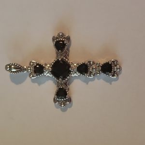 925 Silver cross pendant